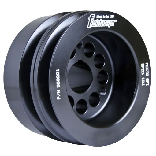 Picture of Fluidampr Ford 8BA Flat Head Wide Belt Harmonic Balancer - Ford Flathead V8 w Wide Belt Pulley