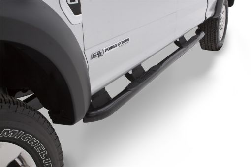 Picture of Lund 2019 Ford Ranger 3in. Round Bent Steel Nerf Bars - Polished