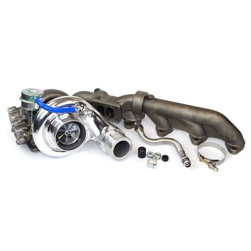 Picture of Industrial Injection 07.5 - 09 Dodge 6.7L w Silver Bullet 69mm Turbo Kit