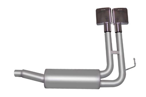 Picture of Gibson 2004 Ford F - 150 XLT 4.6L 2.5in Cat - Back Super Truck Exhaust - Stainless