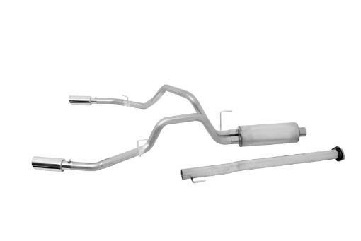 Picture of Gibson 15 - 19 Ford F - 150 King Ranch 5.0L 3in2.5in Cat - Back Dual Split Exhaust - Stainless