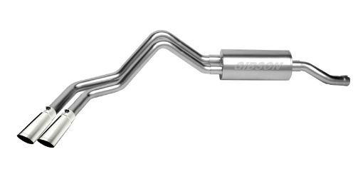 Picture of Gibson 87 - 92 Ford F - 150 Custom 4.9L 2.5in Cat - Back Dual Sport Exhaust - Stainless