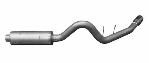 Picture of Gibson 98 - 01 Dodge Ram 1500 Laramie 3.9L 3in Cat - Back Single Exhaust - Aluminized