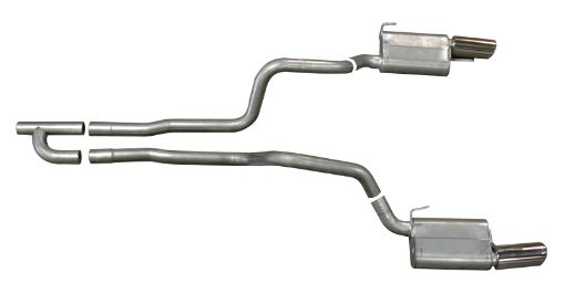 Picture of Gibson 05 - 10 Ford Mustang Base 4.0L 2.5in Cat - Back Dual Exhaust - Aluminized