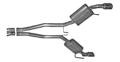 Picture of Gibson 2010 Chevrolet Camaro SS 6.2L 2.25in Cat - Back Dual Exhaust - Aluminized