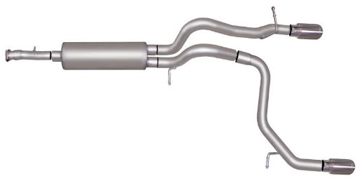 Picture of Gibson 07 - 10 Hummer H3 Base 3.7L 2.5in Cat - Back Dual Split Exhaust - Stainless