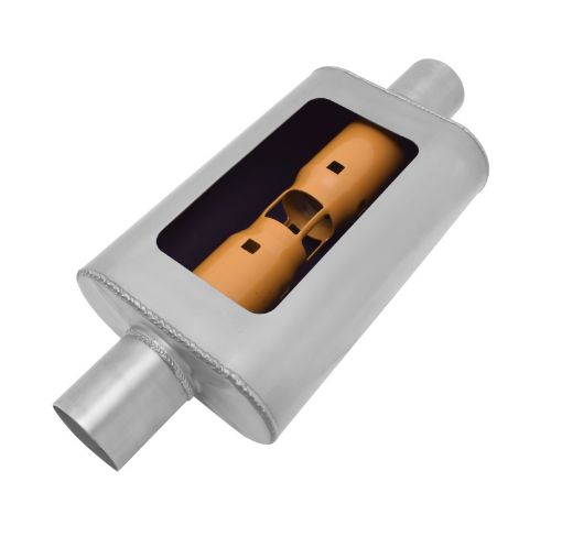 Picture of Gibson MWA 2.5in. Offset 2.5in. Center 14in. Oval Muffler