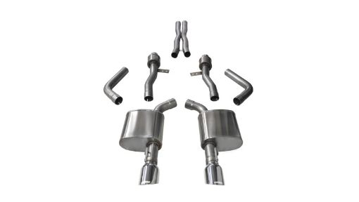 Picture of Corsa 2015 - 2023 Dodge Charger SRT Scat Pack RT 6.4L Polished Sport Cat - Back Exhaust