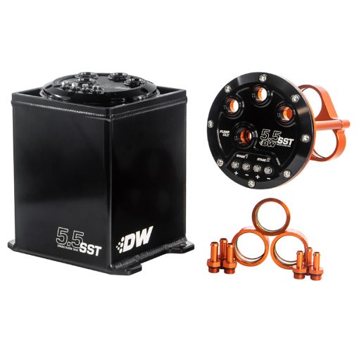 Picture of DeatschWerks 5.5L Modular Surge Tank (1 - 3 DW200300400 Fuel Pumps) (Pumps Not Included)