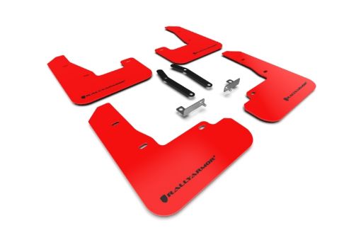 Picture of Rally Armor 19 - 21 Hyundai Elantra GT N Linei30 Red UR Mud Flap wBlack Logo