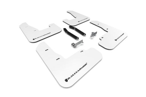Picture of Rally Armor 19 - 21 Hyundai Elantra GT N Linei30 White UR Mud Flap wBlack Logo