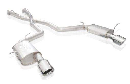 Picture of Stainless Works 18 - 19 Dodge Durango 6.4L Legend Catback Exhaust w Polished Tips