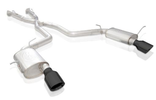 Picture of Stainless Works 18 - 19 Dodge Durango 6.4L Legend Catback Exhaust w Black Tips