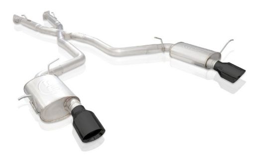 Picture of Stainless Works 18 - 19 Dodge Durango 6.4L Redline Catback Exhaust w Black Tips