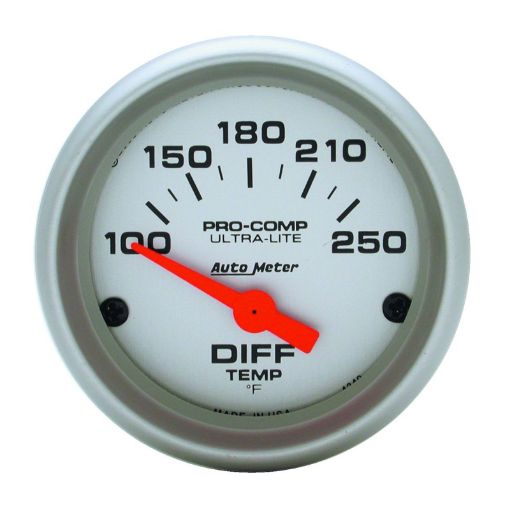 Picture of Autometer Ultra - Lite 52mm 100 - 250 Deg F Electronic Differential Temperature Gauge