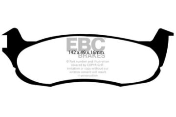 Picture of EBC 00 - 01 Ford Expedition 4.6 2WD Greenstuff Rear Brake Pads