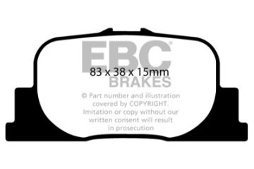 Picture of EBC 00 - 01 Lexus ES300 3.0 Greenstuff Rear Brake Pads