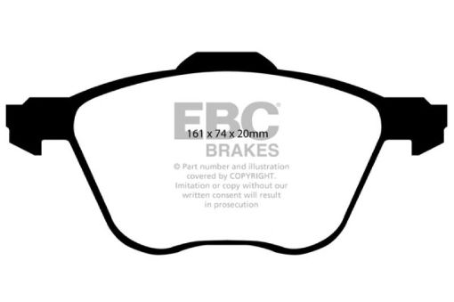 Picture of EBC 01 Volkswagen Eurovan 2.8 (313mm) Ultimax2 Front Brake Pads