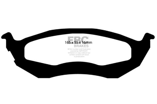 Picture of EBC 01 - 02 Chrysler Prowler 3.5 Ultimax2 Rear Brake Pads