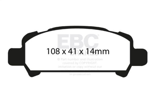 Picture of EBC 01 - 02 Subaru Impreza 2.0 Turbo WRX Bluestuff Rear Brake Pads