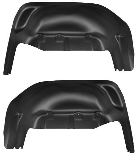 Picture of Husky Liners 19 - 23 GMC Sierra 1500 Black Rear Wheel Well Guards