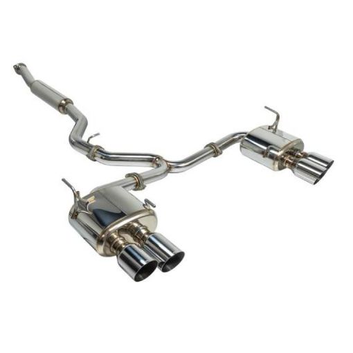 Picture of Remark 2015 Subaru WRXSTi 4in Quad Cat - Back Exhaust Stainless Single Non - Resonated