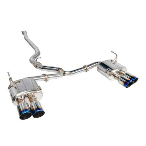 Picture of Remark 2015 Subaru WRXSTi 4in Quad Cat - Back Exhaust Titanium Stainless Non - Resonated