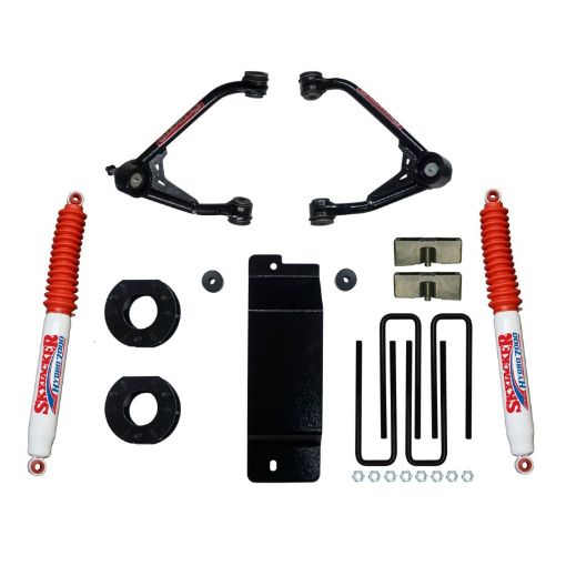 Picture of Skyjacker 2007 - 2013 GM 1500 4WD 3.5 - 4in UCA Lift Kit wRear Hydro 7000 Shocks