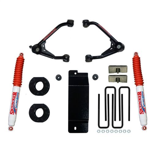 Picture of Skyjacker 2007 - 2013 GM 1500 4WD 3.5 - 4in UCA Lift Kit wRear Nitro 8000 Shocks