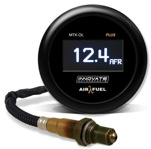Picture of Innovate MTX - OL PLUS Wideband Digital AirFuel Ratio OLED Gauge Kit 8ft wO2 Sensor