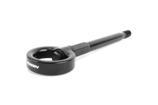 Picture of Perrin 15 - 17 Subaru WRXSTI Tow Hook Kit (Front) - Flat Black