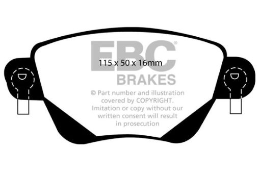 Picture of EBC 01 - 04 Jaguar X - Type 2.5 Ultimax2 Rear Brake Pads