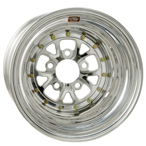 Picture of Weld V - Series 15x10 5x4.5 BP 6in. BS Polished Wheel - Non - Beadlock