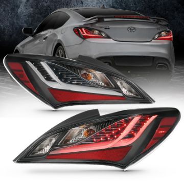 Picture of ANZO 10 - 13 Hyundai Genesis 2DR LED Taillights Smoke