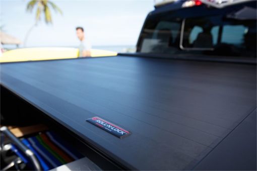Picture of Roll - N - Lock 2020 Chevy Silverado GMC Sierra 2500 - 3500 77 - 38in E - Series Retractable Tonneau Cover