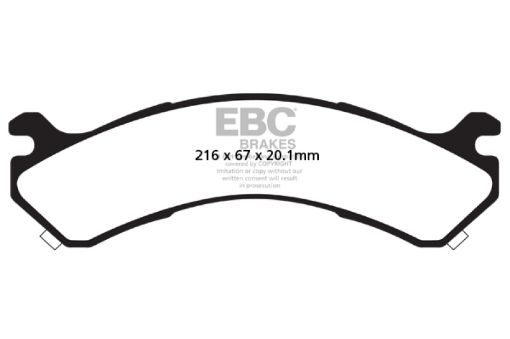 Picture of EBC 01 - 05 Chevrolet Silverado 3500 (2WD) Extra Duty Rear Brake Pads