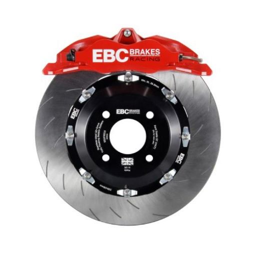 Picture of EBC Racing 92 - 00 BMW M3 (E36) wMeyle Control Arms Red Apollo - 4 Calipers 330mm Rotors Front BBK