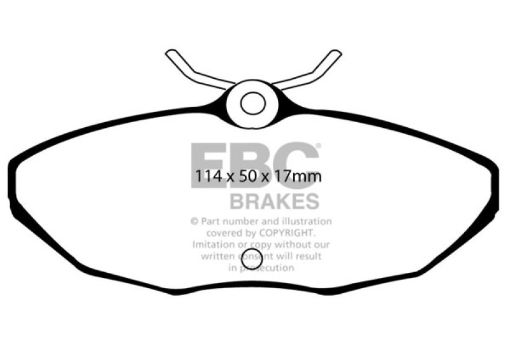 Picture of EBC 01 - 05 Ford Thunderbird 3.9 Ultimax2 Rear Brake Pads