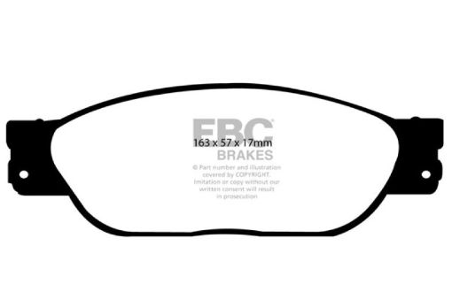 Picture of EBC 01 - 05 Ford Thunderbird 3.9 Yellowstuff Front Brake Pads