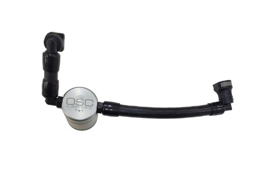 Picture of JL 11 - 17 Ford Mustang V6 Passenger Side Oil Separator 3.0 V2 - Clear Anodized