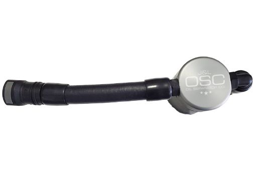 Picture of JL 05 - 10 Ford Mustang GT Driver Side Oil Separator 3.0 V2 - Clear Anodized