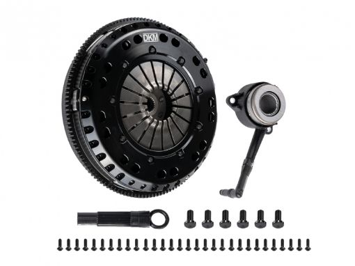 Picture of DKM Clutch 99 - 03 Audi A3 S3 Quattro MS Organic Twin Disc Clutch Kit wFlywheel (660 ftlbs Torque)