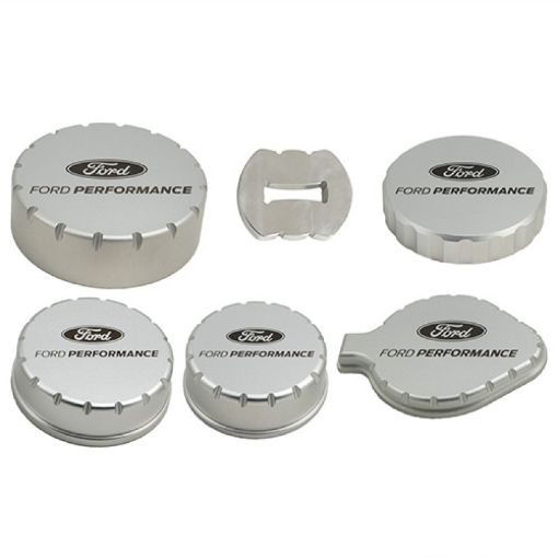 Picture of Ford Racing 15 - 25 Mustang 2.3L5.0L Aluminum Machined Engine Cap Covers
