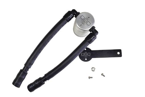 Picture of JL 13 - 19 Ford Fusion 1.5L EcoBoost Oil Separator 3.0 Passenger Side - Clear Anodized