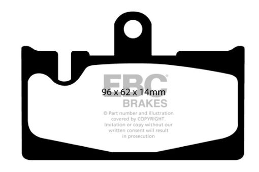 Picture of EBC 01 - 06 Lexus LS430 4.3 Yellowstuff Rear Brake Pads