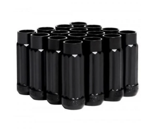 Picture of BLOX Racing 12 - Sided P17 Tuner Lug Nuts 12x1.5 - Black Steel - Set of 16