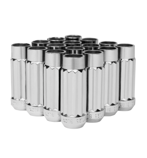Picture of BLOX Racing 12 - Sided P17 Tuner Lug Nuts 12x1.25 - Chrome Steel - Set of 16