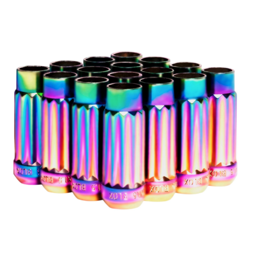 Picture of BLOX Racing 12 - Sided P17 Tuner Lug Nuts 12x1.25 - NEO Chrome Steel - Set of 16