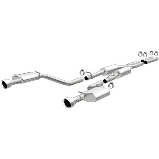 Picture of MagnaFlow 19 - 20 Dodge Charger GT 3.6L V6 Dual Exit Polished Tip Street Series Cat - Back Exhaust