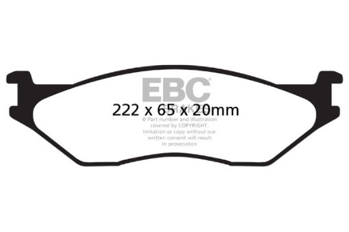 Picture of EBC 02 - 05 Ford Econoline E550 Greenstuff Front Brake Pads